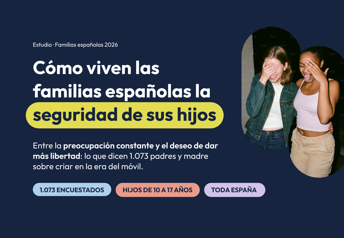 Portada del estudio de ēllu a más de 1000 familias españolas sobre la seguridad y estrés familiar