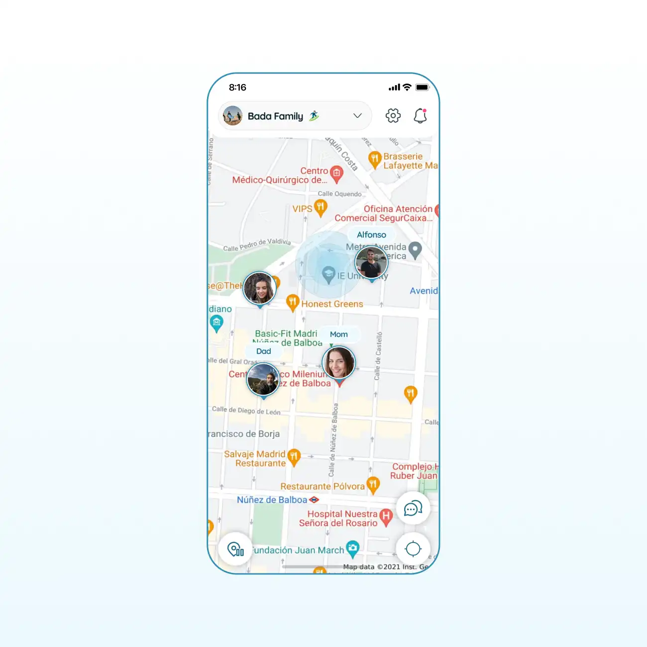 Family map